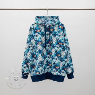 Sweatstoff Flower galaxy design B digital print