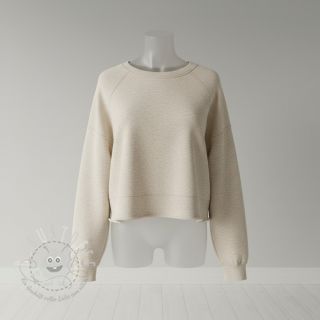 Sweat kuschel JOGGING beige melange