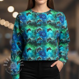 Sweatstoff Galaxy riders design D digital print