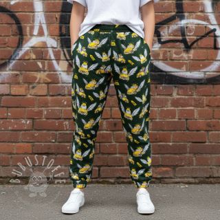 Sweatstoff Retro design A digital print