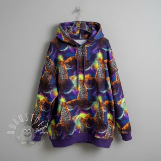 Sweatstoff Fantasy planets digital print