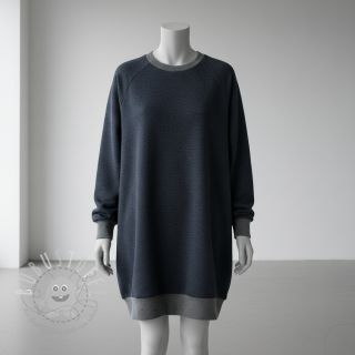 Sweat kuschel JOGGING navy melange