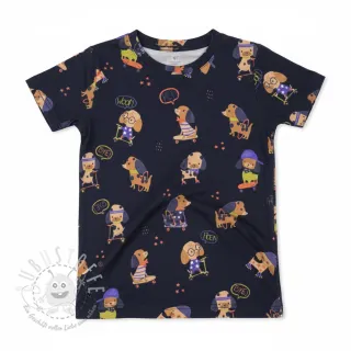 Jersey Dogs navy digital print