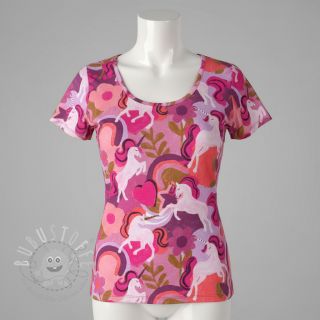 Jersey Unicorns mauve digital print