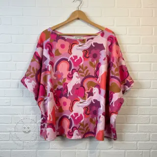 Jersey Unicorns mauve digital print