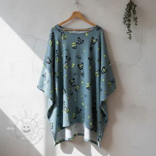 Jersey NEON Super heroes smoke blue melange