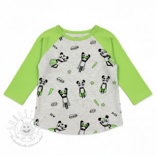 Jersey NEON Super heroes ecru melange