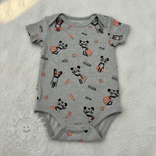 Jersey NEON Super heroes light grey melange