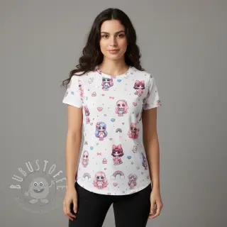 Jersey Dolls white digital print