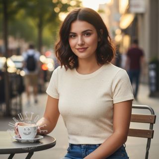 Jersey Baumwoll-Leinen WAFFLE SIMPLY NATURAL