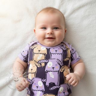 Jersey Funny dogs dark purple