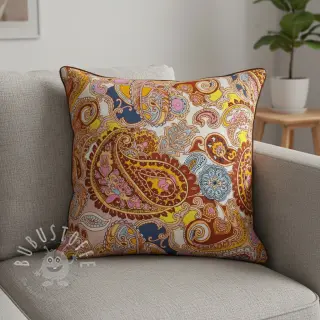 Kunstfell Paisley digital print