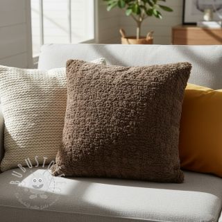 Kunstfell Curly mocha