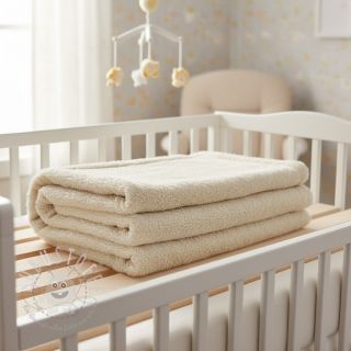 Kunstfell LUREX SILVER ecru