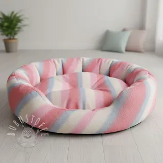Kunstfell Rainbow diagonal stripe