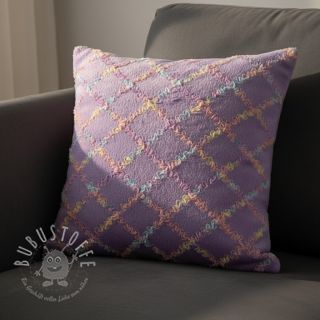 Kunstfell mit Tüll MULTI lilac