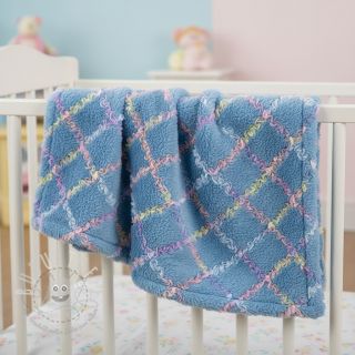 Kunstfell mit Tüll MULTI blue shadow