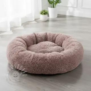Kunstfell LUREX SILVER old blush