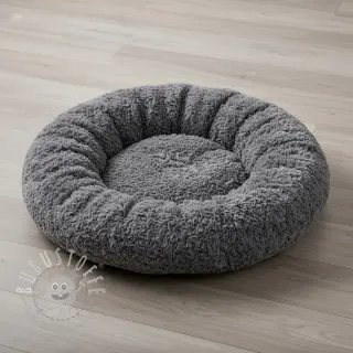 Kunstfell Curly grey