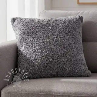 Kunstfell Curly grey