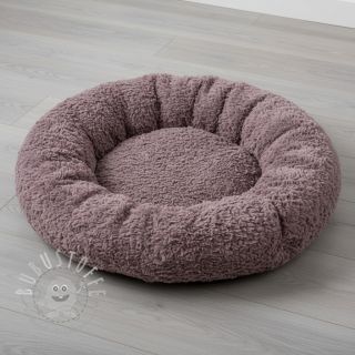 Kunstfell Curly mauve