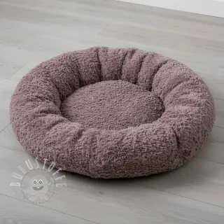 Kunstfell Curly mauve