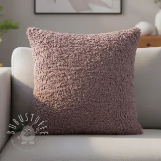Kunstfell Curly mauve