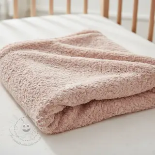 Kunstfell Curly rose