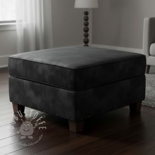 Bekleidungskunstleder FOIL black