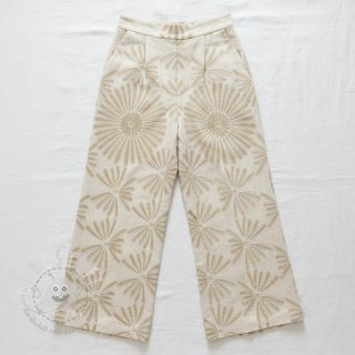 Viskosestoff leinen Desert flowers design A