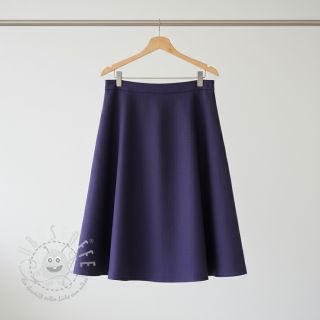 Viskosestoff leinen WASHED navy