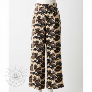 Viskosestoff leinen Sunlower design A digital print