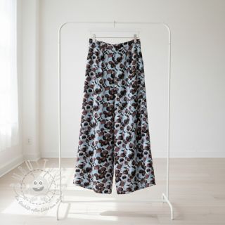 Viskosestoff leinen Lotus design A digital print