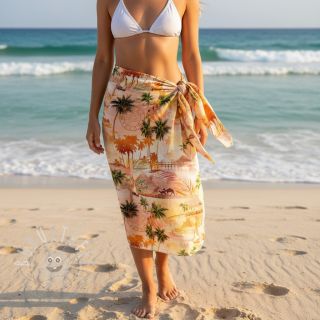 Viskosestoff leinen Egypt design B digital print