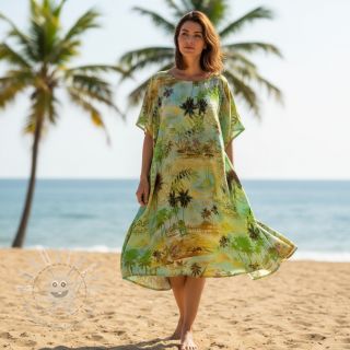 Viskosestoff leinen Egypt design A digital print