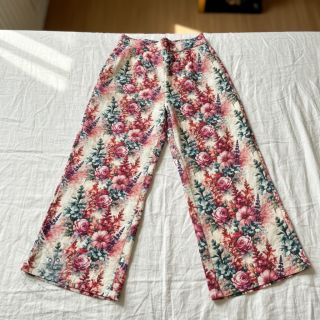 Viskosestoff leinen Viola design C digital print