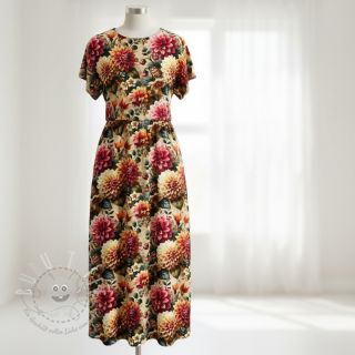 Viskosestoff leinen Rosalie design A digital print