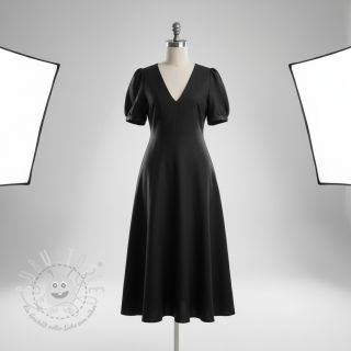 Viskosestoff leinen PREMIUM black