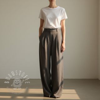 Viskosestoff leinen PREMIUM grey