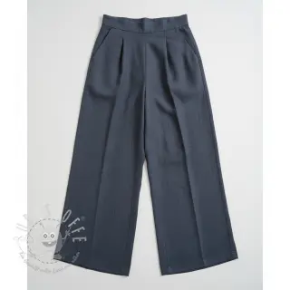 Viskosestoff leinen PREMIUM dark grey