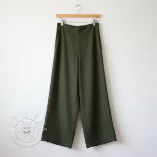 Viskosestoff leinen PREMIUM army