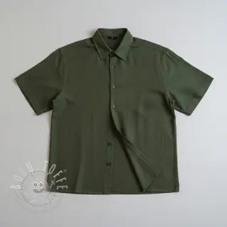 Viskosestoff leinen PREMIUM army