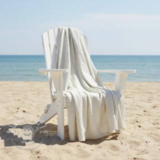 Viskosestoff leinen CRINCLE off white