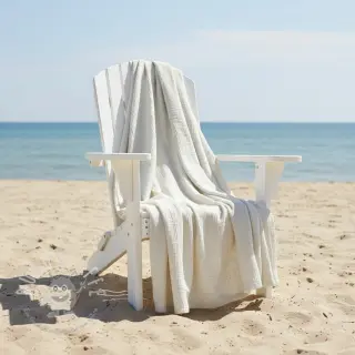Viskosestoff leinen CRINCLE off white