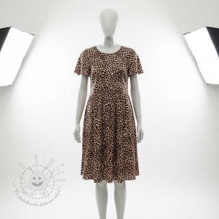 Viskosestoff SATIN Animal skin digital print