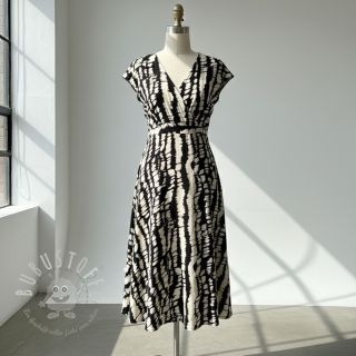 Viskosestoff RADIANCE Imagine black digital print