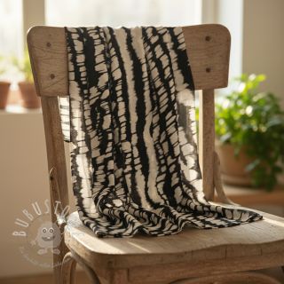 Viskosestoff RADIANCE Imagine black digital print