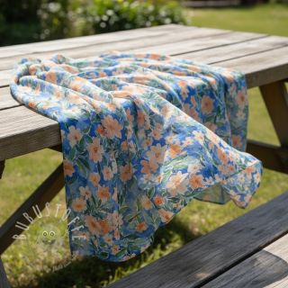 Viskosestoff RADIANCE Flower Jane digital print