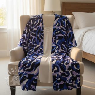 Viskosestoff RADIANCE Night wave digital print