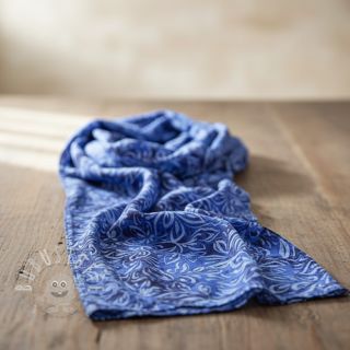 Viskosestoff RADIANCE Moana navy digital print